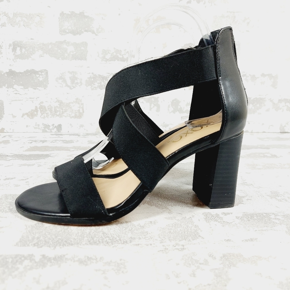 New XOXO Women's Velora Black Heeled Sandal W891